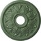Ekena Millwork Edinburgh Ceiling Medallion (Canopies up to 5 1/8"), 18 1/8"OD x 3 1/2"ID x 2 3/4"P, Athenian Green CM18ED1AGF - alternate 1